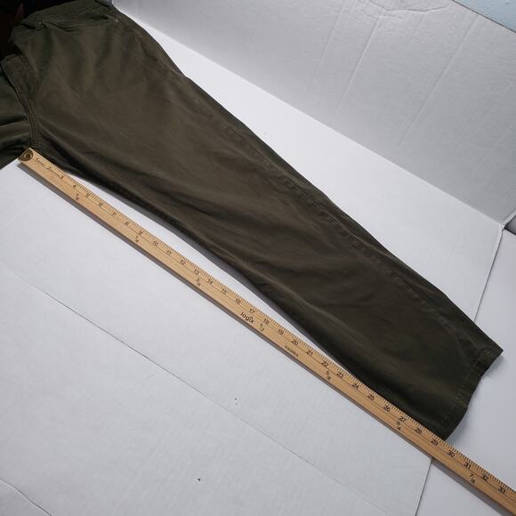 Polo Ralph Lauren Varick Slim Straight Stretch Sateen Pant Mens 40x38 Tall Green - Picture 9 of 16